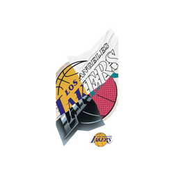 iPhone 16 Plus Clear Case（相機按鈕）  NBA 拼接系列-洛杉磯湖人 L.A. Lakers - Style Mix