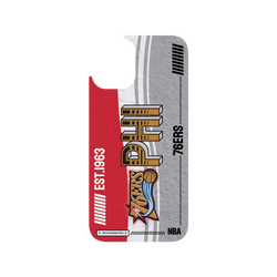 iPhone 16 Plus Clear Case（相機按鈕）  NBA 復古球員卡-費城76人 Philadelphia 76ers - Vintage Card
