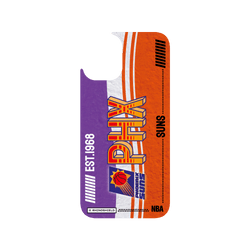 iPhone 16 Plus Clear Case（MagSafe 兼容 & 相機按鈕）  NBA 復古球員卡-鳳凰城太陽 Phoenix Suns - Vintage Card