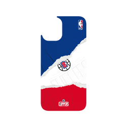 犀牛盾 Clear Case (相機按鈕) 防摔背蓋手機殼 - iPhone 16 Plus - 【聯名設計款】 - NBA - 熱血系列-洛杉磯快艇 L.A Clippers - Sweat and Tears