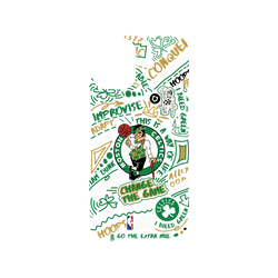 iPhone 16 Plus Clear Case（相機按鈕）  NBA 塗鴉系列-波士頓塞爾提克 Boston Celtics - Graffiti