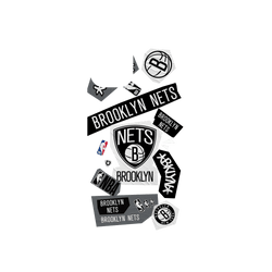 iPhone 16 Plus Clear Case（MagSafe 兼容 & 相機按鈕）  NBA 拼貼系列-布魯克林籃網 Brooklyn Nets - Collage