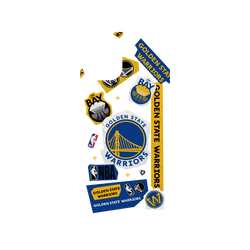 iPhone 16 Plus Clear Case（相機按鈕）  NBA 拼貼系列-金州勇士 Golden State Warriors - Collage