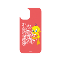 犀牛盾Clear Case防摔背蓋手機殼 - iPhone 16 Plus - 【聯名設計款】 - 樂一通 Looney Tunes - 亂花系列-崔弟