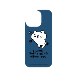 犀牛盾Clear Case防摔背蓋手機殼 - iPhone 16 Pro - 【聯名設計款】 - 爽爽貓 Song Song Meow By SECOND - I Love everything about you (kiss版)