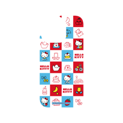犀牛盾 Clear Case (相機按鈕) 防摔背蓋手機殼 - iPhone 16 Pro - 【聯名設計款】 - Hello Kitty - 格紋小物