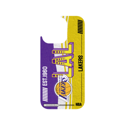 iPhone 16 Pro Clear Case（MagSafe 兼容 & 相機按鈕）  NBA 復古球員卡-洛杉磯湖人 L.A. Lakers - Vintage Card
