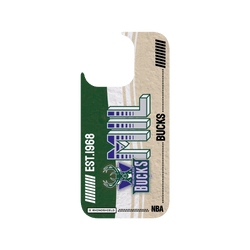 iPhone 16 Pro Clear Case（MagSafe 兼容 & 相機按鈕）  NBA 復古球員卡-密爾瓦基公鹿 Milwaukee Bucks - Vintage Card