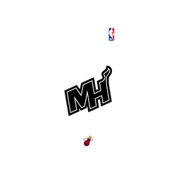 iPhone 16 Pro Clear Case（MagSafe 兼容 & 相機按鈕）  NBA B&W-邁阿密熱火 Miami Heat B&W - Light