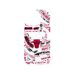 iPhone 16 Pro Clear Case（相機按鈕）  NBA 塗鴉系列-芝加哥公牛 Chicago Bulls - Graffiti