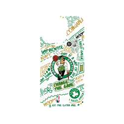 iPhone 16 Pro Clear Case（MagSafe 兼容 & 相機按鈕）  NBA 塗鴉系列-波士頓塞爾提克 Boston Celtics - Graffiti