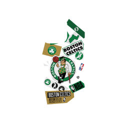 iPhone 16 Pro Clear Case（相機按鈕）  NBA 拼貼系列-波士頓塞爾提克 Boston Celtics - Collage