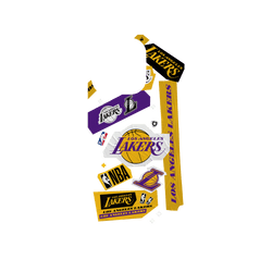 iPhone 16 Pro Clear Case（相機按鈕）  NBA 拼貼系列-洛杉磯湖人 L.A. Lakers - Collage