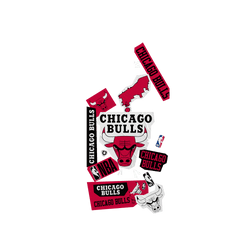 iPhone 16 Pro Clear Case（MagSafe 兼容 & 相機按鈕）  NBA 拼貼系列-芝加哥公牛 Chicago Bulls - Collage