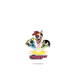 犀牛盾Clear (MagSafe 兼容 & 相機按鈕) 防摔背蓋手機殼 - iPhone 16 Pro The Powerpuff Girls - 飛高高