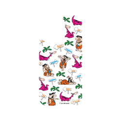 犀牛盾Clear 防摔背蓋手機殼 - iPhone 16 Pro - 【聯名設計款】 - 摩登原始人 The Flintstones - 摩登原始人 - The Best Friends