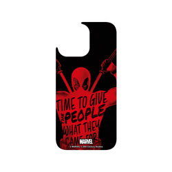犀牛盾Clear (MagSafe 兼容 & 相機按鈕) 防摔背蓋手機殼 - iPhone 16 Pro Max - 【聯名設計款】 - 迪士尼-漫威 Marvel - 死侍-It's Deadpool's Time