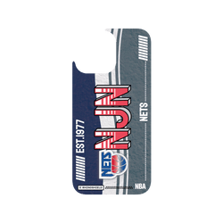 犀牛盾Clear Case防摔背蓋手機殼 - iPhone 16 Pro Max - 【聯名設計款】 - NBA - 復古球員卡-紐澤西籃網 New Jersey Nets - Vintage Card
