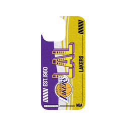 iPhone 16 Pro Max Clear Case（相機按鈕）  NBA 復古球員卡-洛杉磯湖人 L.A. Lakers - Vintage Card