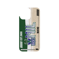 iPhone 16 Pro Max Clear Case（相機按鈕）  NBA 復古球員卡-密爾瓦基公鹿 Milwaukee Bucks - Vintage Card