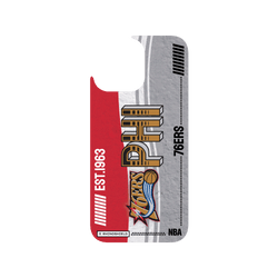 iPhone 16 Pro Max Clear Case（相機按鈕）  NBA 復古球員卡-費城76人 Philadelphia 76ers - Vintage Card