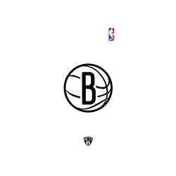 iPhone 16 Pro Max Clear Case（相機按鈕）  NBA B&W-布魯克林籃網 Brooklyn Nets B&W - Light