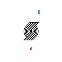iPhone 16 Pro Max Clear Case（MagSafe 兼容 & 相機按鈕）  NBA B&W-波特蘭拓荒者 Portland Trail Blazers B&W - Light