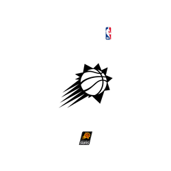 iPhone 16 Pro Max Clear Case（相機按鈕）  NBA B&W-鳳凰城太陽 Phoenix Suns B&W