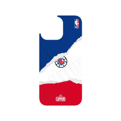 犀牛盾Clear Case防摔背蓋手機殼 - iPhone 16 Pro Max - 【聯名設計款】 - NBA - 熱血系列-洛杉磯快艇 L.A Clippers - Sweat and Tears