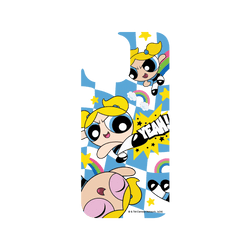 犀牛盾Clear (MagSafe 兼容)防摔背蓋手機殼 - iPhone 16 Pro Max - 【聯名設計款】 - The Powerpuff Girls - 泡泡 - 可愛格紋款