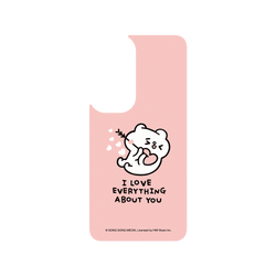 犀牛盾Clear Case (MagSafe 兼容)手機殼 - Samsung Galaxy S24 FE - 【聯名設計款】 - 爽爽貓 Song Song Meow By SECOND - I Love everything about you (hug版)