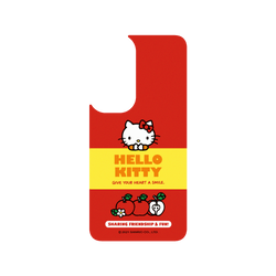 犀牛盾Clear Case手機殼 - Samsung Galaxy S24 FE - 【聯名設計款】 - Hello Kitty - 生鮮食品-蘋果