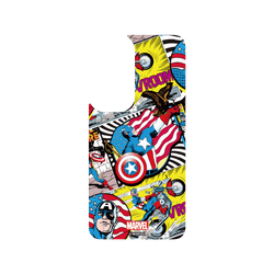 Samsung Galaxy S24 FE 犀牛盾Clear Case (MagSafe 兼容)聯名設計款透明手機殼 迪士尼-漫威 Marvel - 美國隊長-漫畫風格