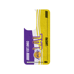Galaxy S24 FE Clear Case (MagSafe 兼容)  NBA 復古球員卡-洛杉磯湖人 L.A. Lakers - Vintage Card