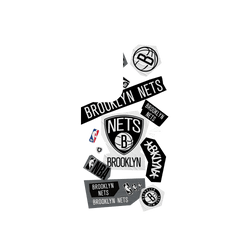Galaxy S24 FE Clear Case (MagSafe 兼容)  NBA 拼貼系列-布魯克林籃網 Brooklyn Nets - Collage