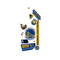 Galaxy S24 FE Clear Case (MagSafe 兼容)  NBA 拼貼系列-金州勇士 Golden State Warriors - Collage