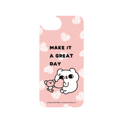 犀牛盾Clear Case防摔背蓋手機殼 - iPhone 16e - 【聯名設計款】 - 爽爽貓 Song Song Meow By SECOND - Make it a great day