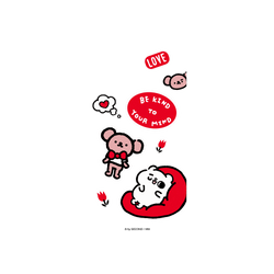 犀牛盾Clear Case防摔背蓋手機殼 - iPhone 16e - 【聯名設計款】 - 爽爽貓 Song Song Meow By SECOND - Be Kind To Your Mind