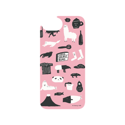 犀牛盾Clear Case防摔背蓋手機殼 - iPhone 17e - 【聯名設計款】 - 馬來貘 Laimo - LAIMO無框架_粉