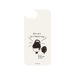 犀牛盾Clear Case防摔背蓋手機殼 - iPhone 17e - 【聯名設計款】 - 馬來貘 Laimo - SOCIAL DISTANCING