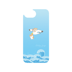 iPhone 17e Clear Case (MagSafe 兼容)  柴語錄 海浪版