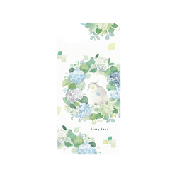 iPhone 17e Clear Case (MagSafe 兼容)  涼丰 夏日紫陽花