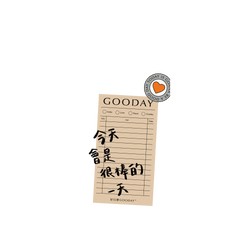 iPhone 17e Clear  好日曆 GOODAY 好日子筆記(黑字款)