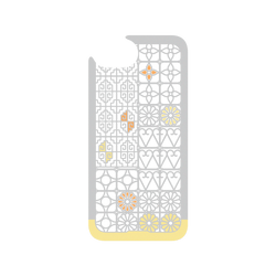 iPhone 16e Clear Case (MagSafe 兼容)  老屋顏 台灣經典鐵窗花 - 南