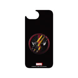 犀牛盾Clear 防摔背蓋手機殼 - iPhone 17e - 【聯名設計款】 - 迪士尼-漫威 Marvel - 死侍與金鋼狼-Logo