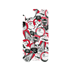 犀牛盾Clear Case防摔背蓋手機殼 - iPhone 17e - 【聯名設計款】 - 迪士尼-星際大戰 Star Wars - Sticker-紅