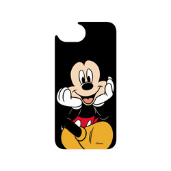 犀牛盾Clear防摔背蓋手機殼 - iPhone 16e - 【聯名設計款】 - 迪士尼-米奇 Mickey - 米奇看著你