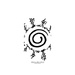 犀牛盾Clear Case防摔背蓋手機殼 - iPhone 17e - 【聯名設計款】 - 火影忍者 Naruto - LOGO系列-八卦封印