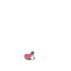犀牛盾Clear (MagSafe 兼容)防摔背蓋手機殼 - iPhone 17e - 【聯名設計款】 - PINK&VEN - Love Hippy