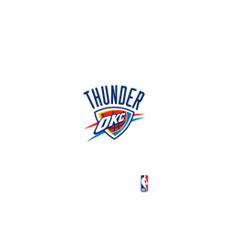 犀牛盾Clear Case防摔背蓋手機殼 - iPhone 17e - 【聯名設計款】 - NBA - Logo-奧克拉荷馬市雷霆 Oklahoma City Thunder - Dark